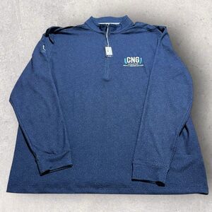 Johnnie O Sweater Mens XL Floral‎ 1/4 Zip Performance Pullover Stretch Comfort